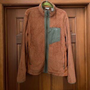 L.L.Bean Brown Fleece Jacket